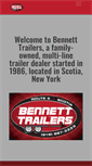 Mobile Screenshot of bennett-trailers.com